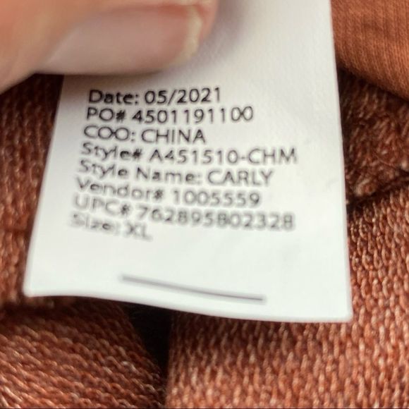 LOGO Lounge Lori Goldstein Carly Style Ruffle Shark Bite Tunic Size XL - Picture 8 of 10